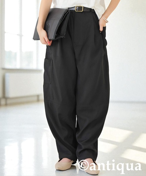 antiqua（アンティカ） ワイドパンツ パンツ アシンメトリーポケット
