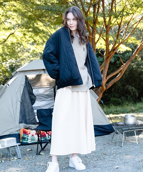 「OUTDOOR PRODUCTS APPAREL」 ブルゾン MEDIUM カーキ レディース_画像3