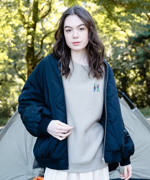 「OUTDOOR PRODUCTS APPAREL」 ブルゾン MEDIUM カーキ レディース_画像7