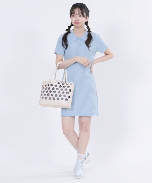 MARY QUANT トートバッグ マリークワント mary quant パンチング
