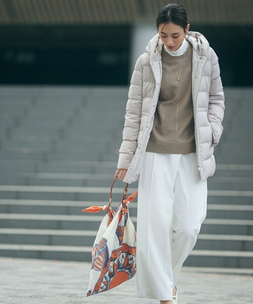 23区 ベージュ ジャケット ダウン 36 23区（ニジュウサンク） ダウンコート 36 ベージュ レディース