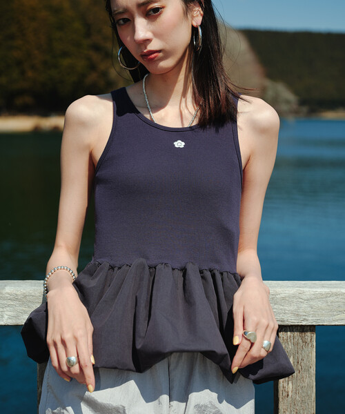 PUBLUX（パブリュクス） タンクトップ ノースリーブ MARY QUANT