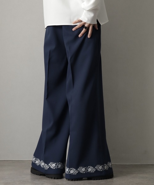 welise（ウェライズ） スラックス 「welise/ウェライズ」ヘムエンブ