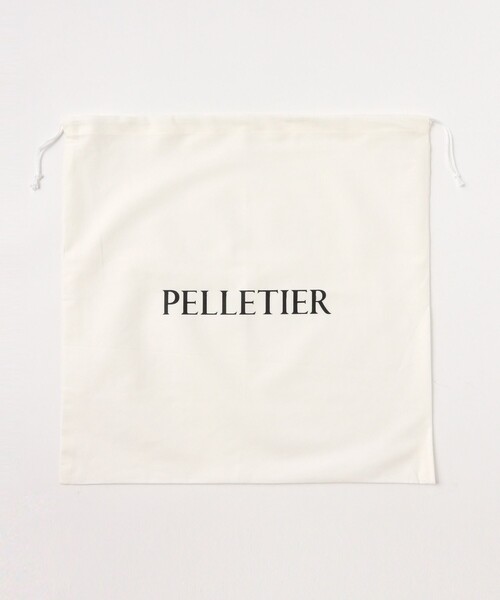 トートバッグ PELLETIER / ナイロン × レザー コンビネーション デイパック メンズの画像