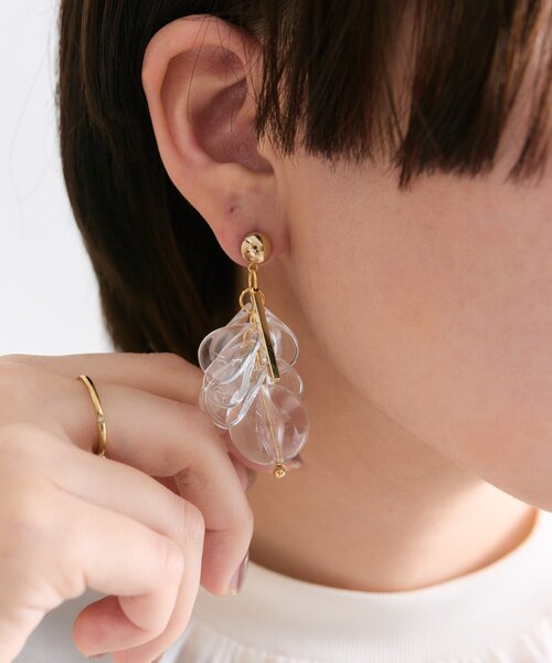 ear PAPILLONNER ピアス 「チタンポスト」ジューシークリスタル