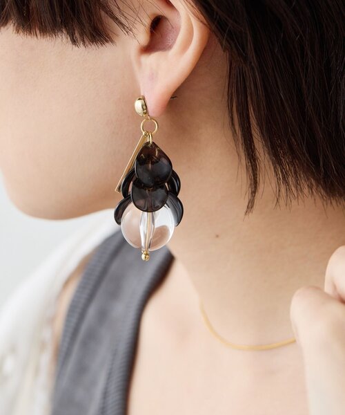 ear PAPILLONNER ピアス 「チタンポスト」ジューシークリスタル