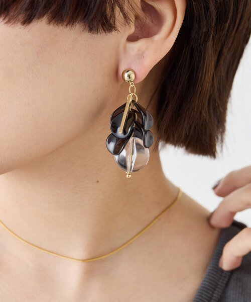 ear PAPILLONNER ピアス 「チタンポスト」ジューシークリスタル