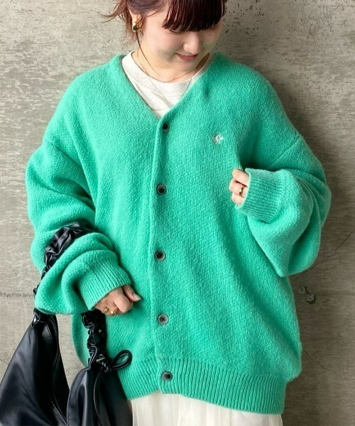 BoTT ポロカーディガン L グリーン/ライトグリーン BEVERLY HILLS POLO