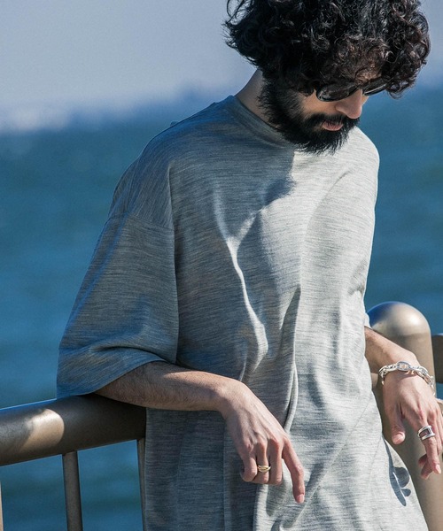 URBAN RESEARCH ウォッシャブルメリノウールショートスリーブTシャツ URBAN RESEARCH tシャツ new basic ウォッシャブルメリノウール