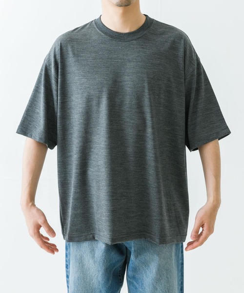URBAN RESEARCH ウォッシャブルメリノウールショートスリーブTシャツ URBAN RESEARCH tシャツ new basic ウォッシャブルメリノウール