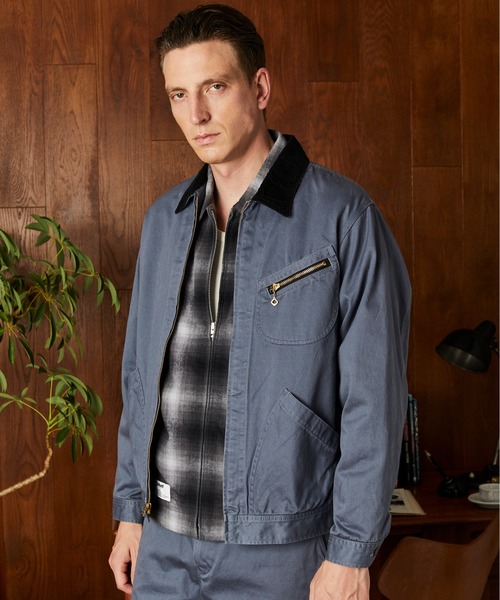 Schott 星条旗 ブラック × ネイビー ブルゾン ジャケット コットン 綿 Schott N.Y.C SCHOTT ショット TC ワークジャケット 782-3952005