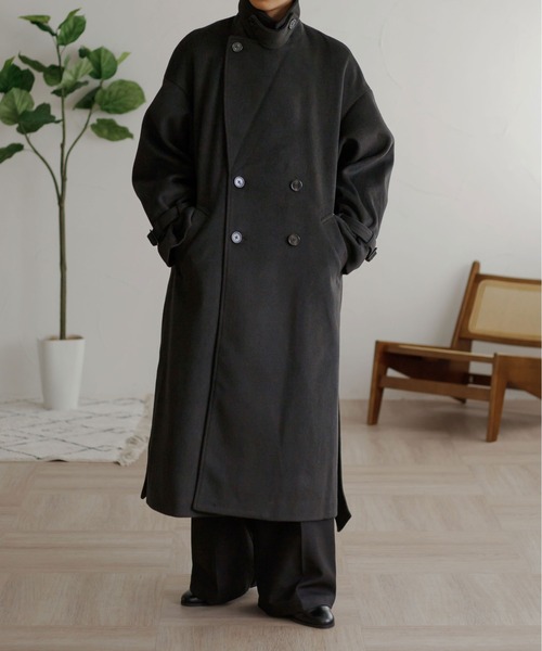 「epnok」 チェスターコート MEDIUM ブラウン メンズ_画像6