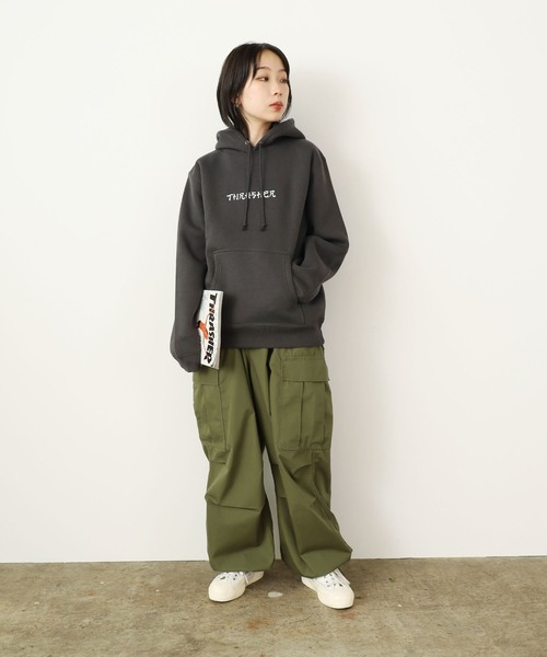 パーカー THRASHER/スラッシャー SANSKRIT BOX2 HOODIE サンスクリット フーディー レディース THRASHER パーカー THRASHER/スラッシャー SANSKRIT BOX2 HOODIE