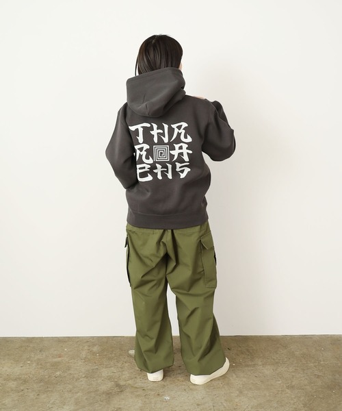パーカー THRASHER/スラッシャー SANSKRIT BOX2 HOODIE サンスクリット フーディー レディース THRASHER パーカー THRASHER/スラッシャー SANSKRIT BOX2 HOODIE