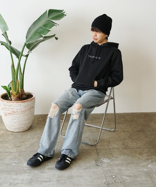 パーカー THRASHER/スラッシャー SANSKRIT BOX2 HOODIE サンスクリット フーディー レディース THRASHER パーカー THRASHER/スラッシャー SANSKRIT BOX2 HOODIE
