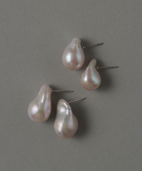 ピアス 「WEB限定」「SAMH by LILAS」 オイスターパールピアス SV(両耳) レディースの画像