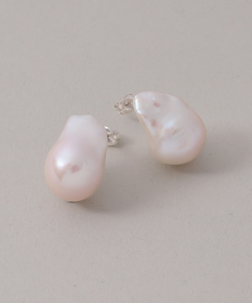 ピアス 「WEB限定」「SAMH by LILAS」 オイスターパールピアス SV(両耳) レディースの画像