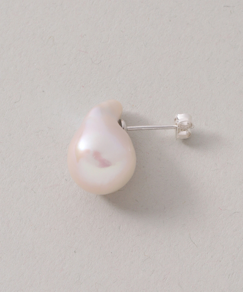 ピアス 「WEB限定」「SAMH by LILAS」 オイスターパールピアス SV(両耳) レディースの画像