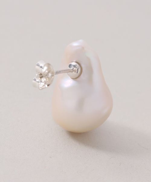 ピアス 「WEB限定」「SAMH by LILAS」 オイスターパールピアス SV(両耳) レディースの画像