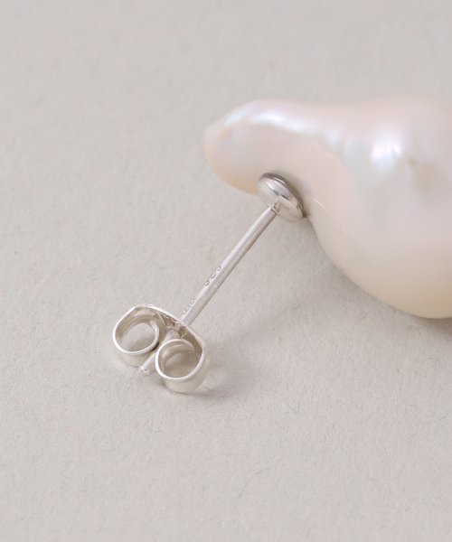 ピアス 「WEB限定」「SAMH by LILAS」 オイスターパールピアス SV(両耳) レディースの画像