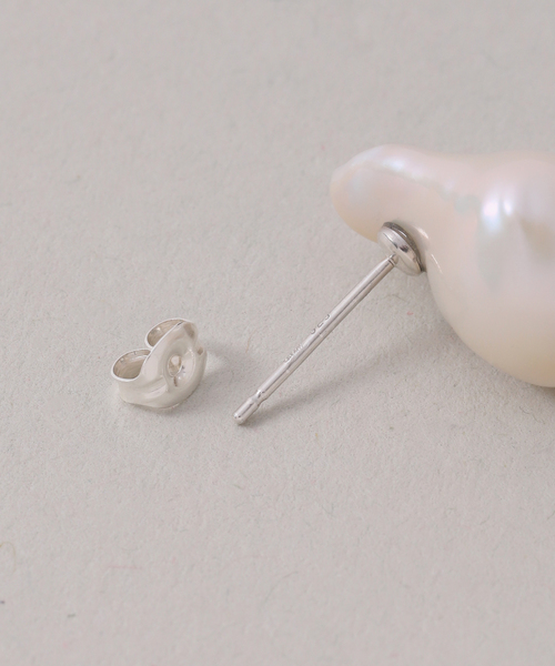 ピアス 「WEB限定」「SAMH by LILAS」 オイスターパールピアス SV(両耳) レディースの画像
