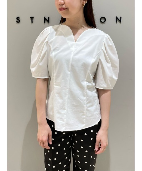 ESTNATION（エストネーション） ブラウス シャツ 半袖 ESTNATION
