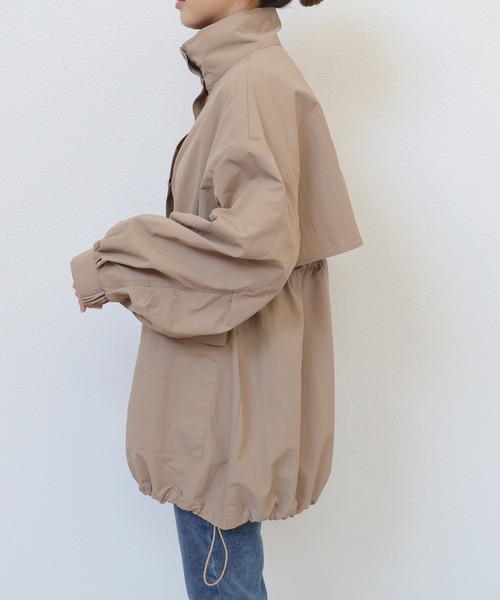 「andme」 「alma design」マウンテンパーカー M ブラック レディース