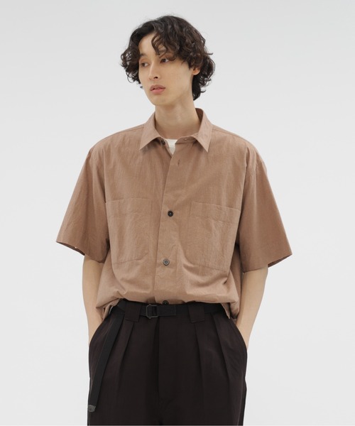 MARGARET HOWELL　シャツ　コットン100%　メンズ　M MARGARET HOWELL シャツ GRAPHIC COTTON STRIPE メンズ
