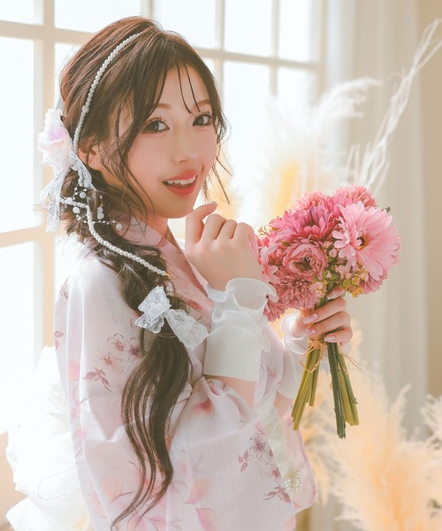 浴衣　フルセット　ヘアアクセサリー付き R03762DW01252_fw_thumbM.jpg