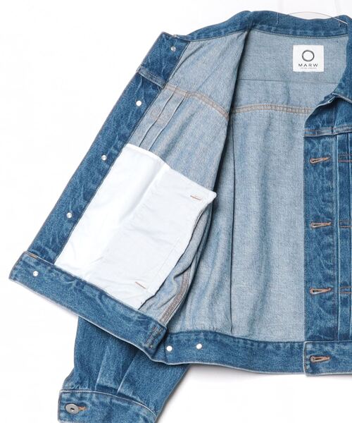「MARW UNITED ARROWS」 デニムジャケット 36 ブルー レディース