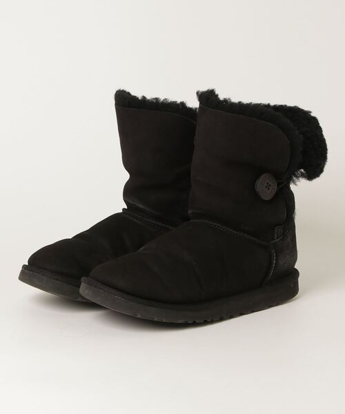 UGG ブラック ムートンブーツ　レディース UGG Australia（アグオーストラリア） 「UGG」 ムートンブーツ 25cm