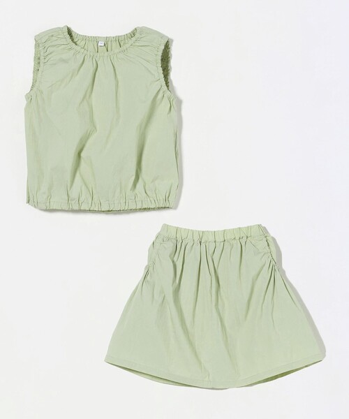 green label relaxing ワンピース ギャザーセットアップ