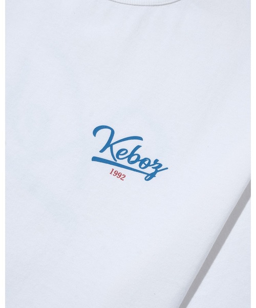「KEBOZ」 半袖Tシャツ S ホワイト メンズ