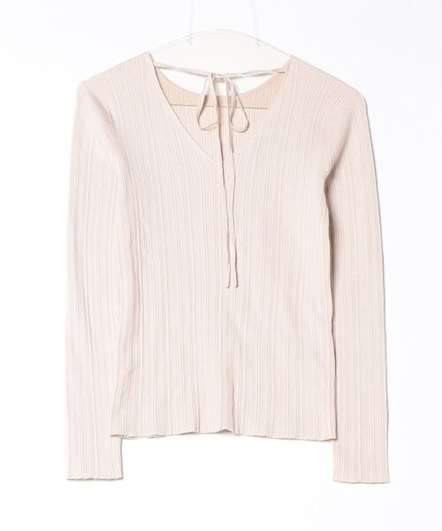 U by SPICK&SPAN 「U SPICK&SPAN」 Vネックニット FREE ベージュ