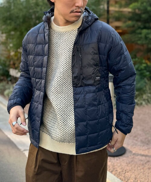 TAION（タイオン） ダウンジャケット L ダークネイビー メンズ