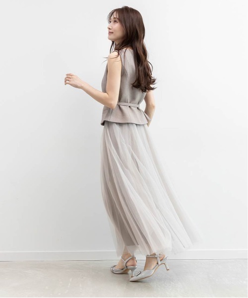 RANDA（ランダ） パンプス ビジューモノグラムパーツストラップ