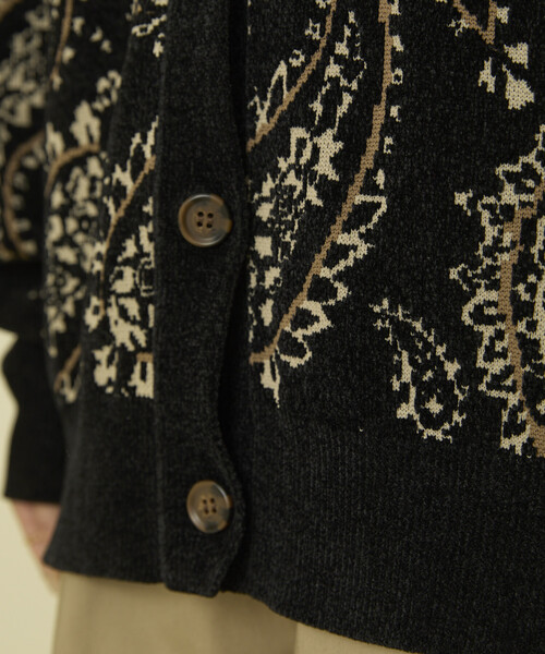 FREAK'S STORE（フリークスストア） カーディガン ペイズリーニット