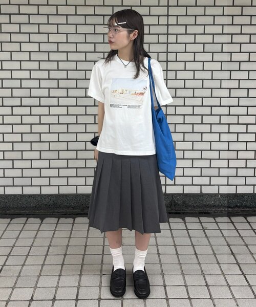 Discoat（ディスコート） スカート 「umm.」プリーツミディスカート