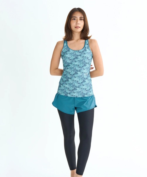 3点セット　ROXY セットアップ　ビキニ　ショートパンツ　水着　ヨガ 3点セット ROXY セットアップ ビキニ ショートパンツ 水着 ヨガ