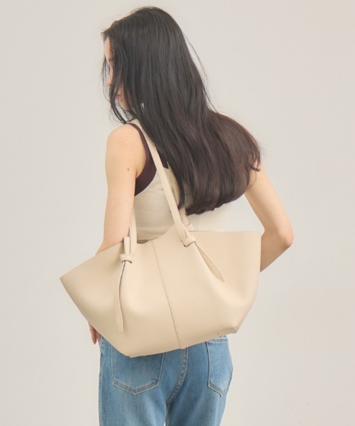 NEUNA（ヌナ） トートバッグ 「ポーチ付き！」ノットフェイクレザー