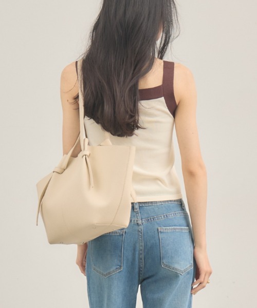 NEUNA（ヌナ） トートバッグ 「ポーチ付き！」ノットフェイクレザー