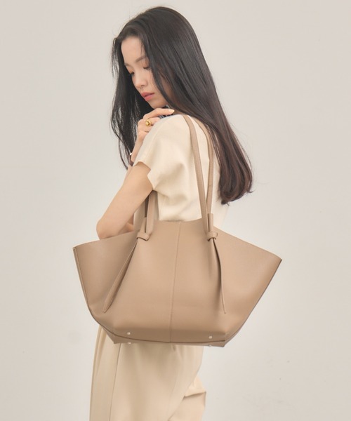 NEUNA（ヌナ） トートバッグ 「ポーチ付き！」ノットフェイクレザー