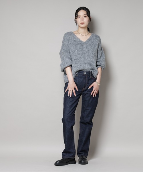 ジーンズ デニム デニムパンツ upper hights/THE AMALIE BLUE RINSE レディース_3