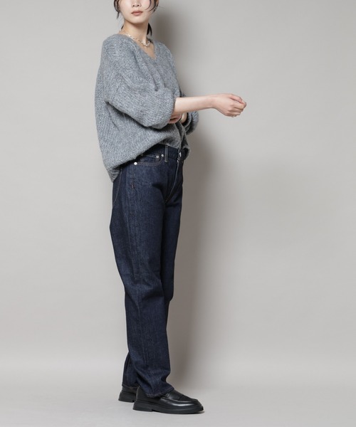 ジーンズ デニム デニムパンツ upper hights/THE AMALIE BLUE RINSE レディース_4