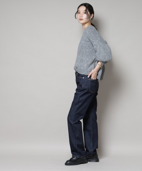 ジーンズ デニム デニムパンツ upper hights/THE AMALIE BLUE RINSE レディース_6