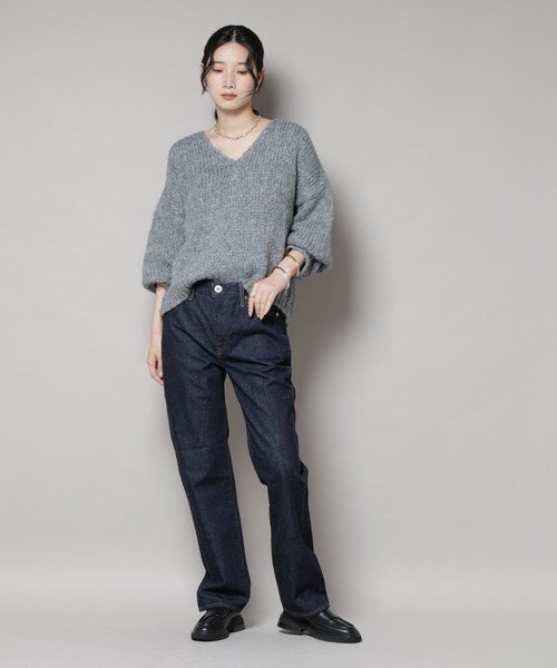 ジーンズ デニム デニムパンツ upper hights/THE AMALIE BLUE RINSE レディース_7