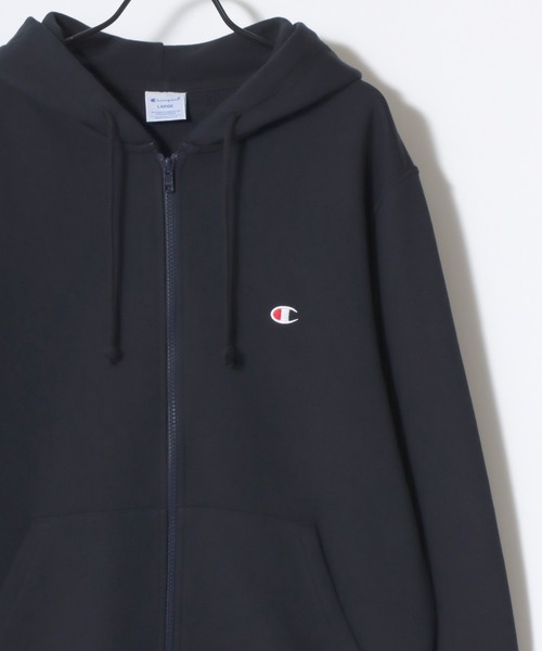 Champion（チャンピオン） パーカー コットンUSA 裏毛 ロゴワッペン