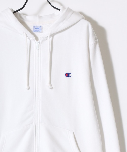 Champion（チャンピオン） パーカー コットンUSA 裏毛 ロゴワッペン