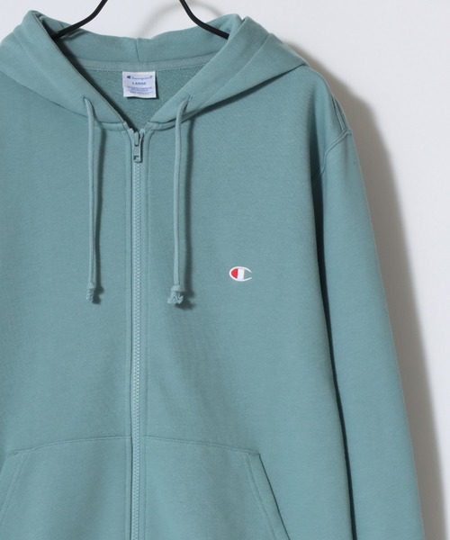 Champion（チャンピオン） パーカー コットンUSA 裏毛 ロゴワッペン