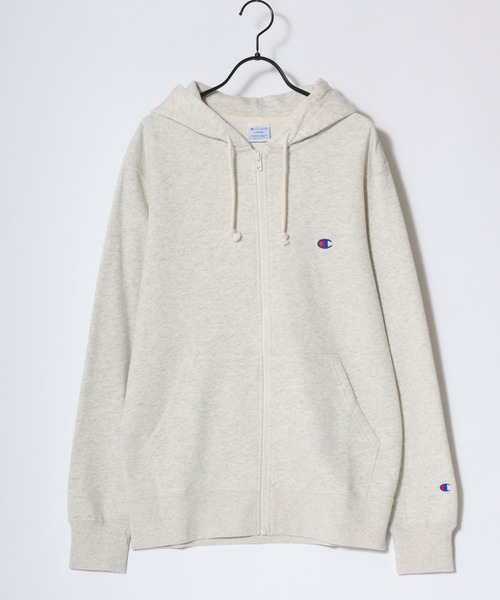 Champion / パーカー/M/コットン/GRY Champion（チャンピオン） パーカー コットンUSA 裏毛 ロゴワッペン